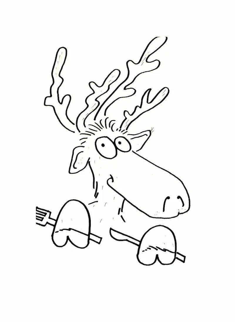 Logo La Chaleur Nordique — mascotte du restaurant nordique à Millau